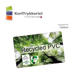 Miljøvenlige plastkort. Korttrykkeriet.dk
